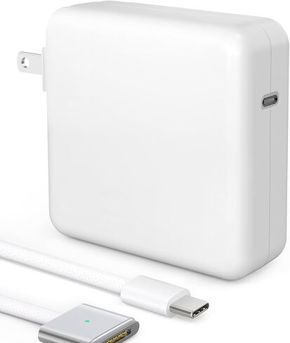 Charger for MacBook Air 13/15" (M1-M3, 2021-2025) & MacBook Pro 14" (M1-M4)70W Type C Power Adapter Includes 6.6FT C to Magnetic 3 Cable LED, Powerful Connection Between 20021-2025 (Original Quality) in Saudi Arabia