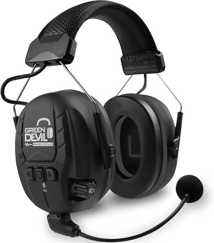GREEN DEVIL Electronic Bluetooth Hearing Ear Protection Headphones With Boom Microphones 27dB Noise Cancelling Earmuffs in Saudi Arabia