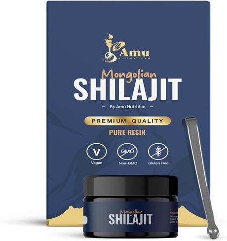 Pure Organic Mongolian Shilajit Resin - Himalayan Shilajit Supplement for Men and Women, 100% Pure, Natural, and Black Shilajit Resin - Natural Source of Fulvic Acid (50 Gram) in Saudi Arabia