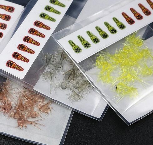 حزمة من 20 ذبابة ربط واقعية mayfly الحوريات الطيران أجسام المطاط in Saudi Arabia