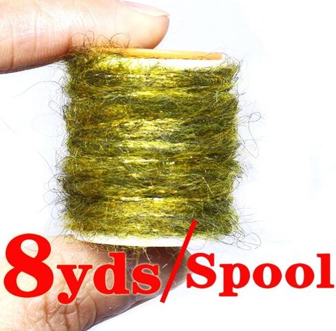 Pack of 5 Fishing Fly Tying Material Dirty Bug Yarn Mottled Dubbing Rope Line for Tying Shrimps Nymphs Caddis Flies in Saudi Arabia