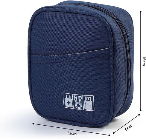 Waterproof Travel essentials Electronic Cable Organizer Double Layers Multifunctional Storage Bag for Cord in Saudi Arabia