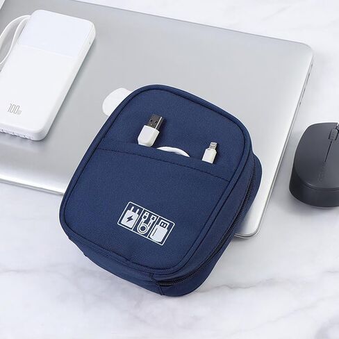 Waterproof Travel essentials Electronic Cable Organizer Double Layers Multifunctional Storage Bag for Cord in Saudi Arabia