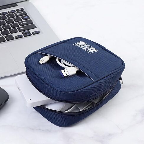 Waterproof Travel essentials Electronic Cable Organizer Double Layers Multifunctional Storage Bag for Cord in Saudi Arabia