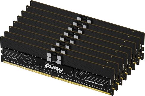 Kingston Fury Renegade Pro Expo 256GB 5600MT/s DDR5 ECC Reg CL28 DIMM (Kit of 8) Memory Overclockable ECC Registered DIMM- KF556R28RBE2K8-256 in Saudi Arabia