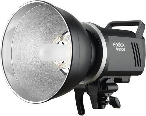 Godox MS300 Studio Strobe 300Ws 110V GN58 5600K Bowens Mount Monolight, Built-in Godox 2.4G Wireless System, 150W Modeling Lamp, Outstanding Output Stability, Anti-Preflash, 1/32 to 1/1 Steps Output in Saudi Arabia