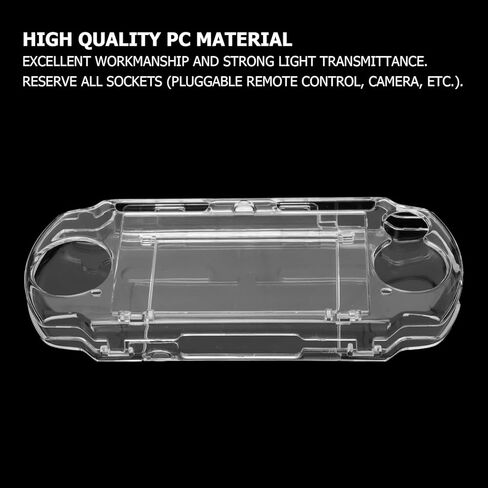 Universal Protective Case, Transparent PC Crystal Protective Cover Shell for 2000 3000 Game Console in Saudi Arabia
