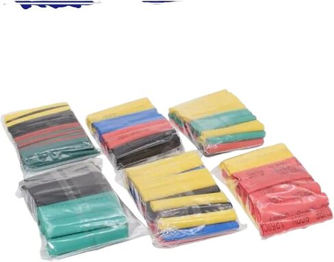328Pcs/set Sleeving Wrap Wire Car Electrical Cable Tube Kits Heat Shrink Tube Tubing Polyolefin 8 Sizes Mixed Color New for Arrival 2025 High for Quality in Saudi Arabia