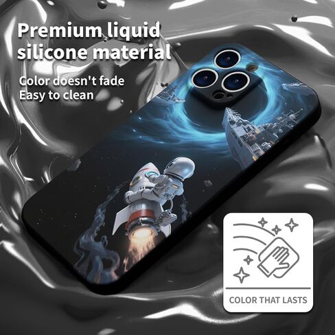 علبة هاتف رائد فضاء لطيف لـ iPhone XR Case للأولاد ، تصميم Cool Cartoon Rocket Design الفاخرة على غطاء حماية الكاميرا المتوافق مع حالات iPhone XR in Kuwait