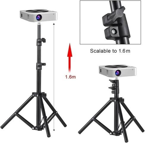 Metal Tripod Projector Bracket can be Extended to 1.6M Aluminum Alloy Interface is Adjustable in Saudi Arabia