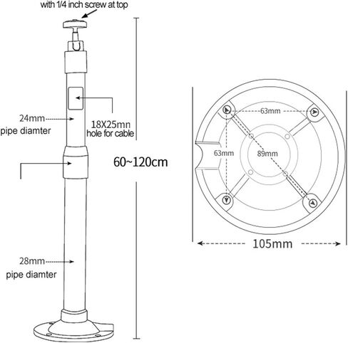 PMA-M1-60120 60cm 100 سم 120 سم in Saudi Arabia