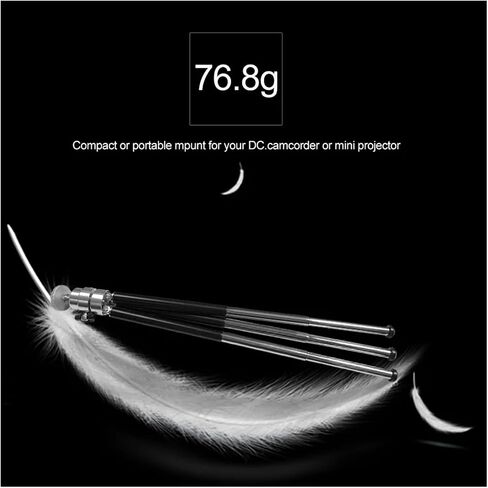 76.8g Black Mini Flexible Projector Tripod Stand Mini Projector Aluminum Stand in Saudi Arabia