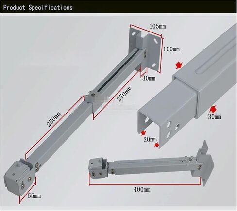 White Projector Ceiling Bracket Projector Adjustable Wall Bracket Hanging in Saudi Arabia