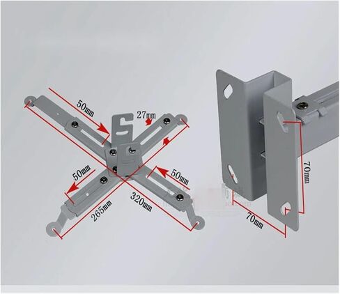 White Projector Ceiling Bracket Projector Adjustable Wall Bracket Hanging in Saudi Arabia