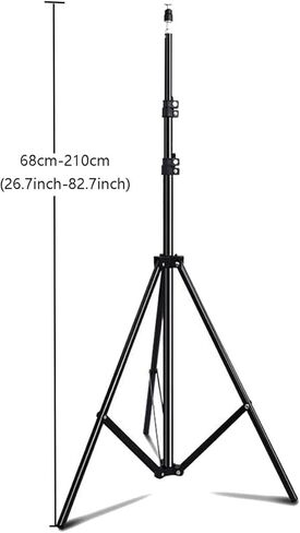 Projector Tripod, 82 Inch with Stretchable Aluminum Bracket, Height Adjustable, Multi-Function Stand in Saudi Arabia