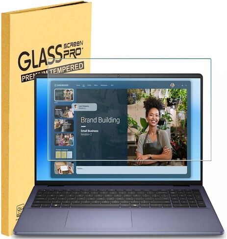 واقي شاشة زجاجي مقسّر لـ Dell 16/Dell Pro 16/Dell Pro 16 Plus/Dell Pro Max 16 بوصة كمبيوتر محمول ， 9h صلبة مضاد للقرعة in Saudi Arabia