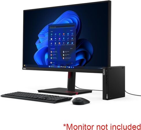 Lenovo ThinkCentre M70Q Gen 5 سطح مكتب صغير مع معالج Intel Core I7-14700T VPRO ، ذاكرة DDR5 16 جيجا بايت ، 512 جيجا بايت SSD ، UHD Graphics 770 ، WiFi 6 ، Ethernet ، DisplayPort ، Mouse ، لوحة المفاتيح ، Win 11 Pro ، Mini PC. in Saudi Arabia