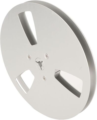 Zerone 7 Inch Empty Reel, Aluminum Alloy, Universal 3 Holes, Silver in Saudi Arabia
