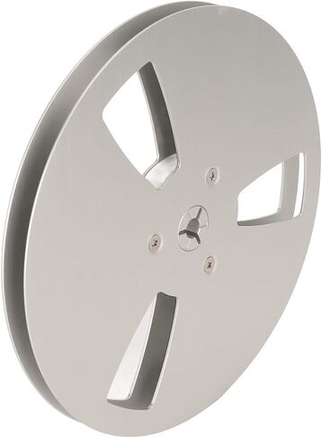 Zerone 7 Inch Empty Reel, Aluminum Alloy, Universal 3 Holes, Silver in Saudi Arabia