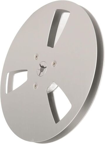 Zerone 7 Inch Empty Reel, Aluminum Alloy, Universal 3 Holes, Silver in Saudi Arabia