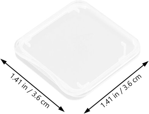 Transparent Card Storage Boxes Environment Friendly PP Material Protective Memory Card Holders for Organized Safe Keeping Bulk Storage Cases in Saudi Arabia