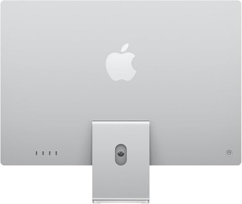 Apple iMac 24" with Retina 4.5K Display, M4 Chip with 10-Core CPU and 10-Core GPU, Late 2024 - Silver, Gigabit Ethernet, Standard Display, Magic Keyboard with Touch ID, 16GB, 1TB SSD in Saudi Arabia