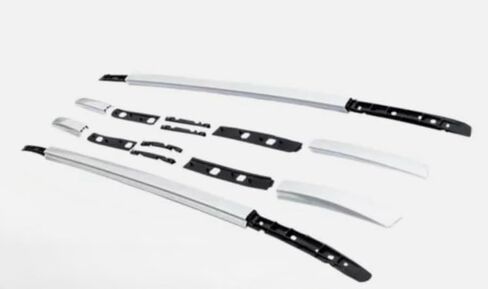 2pcs سقف السكك الحديدية رف الصليب Cross Crossbar Cargage Cargos Cargars الملحقات المناسبة لجميع Mitsubishi Outlander 2022-2025 (Silver) in Kuwait