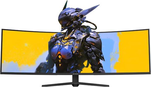 CRUA 32" White Curved Monitor, 4K UHD(3840*2160P) 1500R VA Screen, 75Hz Computer Monitor Supports AMD Freesync, 120% sRGB, Built-in speakers, Blue Light Filter,Wall Mountable Installs(HDMI 2.0/DP 1.4) in Saudi Arabia