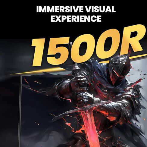 CRUA 32" White Curved Monitor, 4K UHD(3840*2160P) 1500R VA Screen, 75Hz Computer Monitor Supports AMD Freesync, 120% sRGB, Built-in speakers, Blue Light Filter,Wall Mountable Installs(HDMI 2.0/DP 1.4) in Saudi Arabia