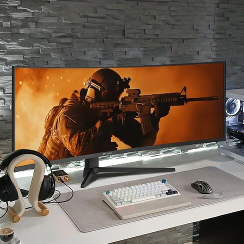 CRUA 32" White Curved Monitor, 4K UHD(3840*2160P) 1500R VA Screen, 75Hz Computer Monitor Supports AMD Freesync, 120% sRGB, Built-in speakers, Blue Light Filter,Wall Mountable Installs(HDMI 2.0/DP 1.4) in Saudi Arabia