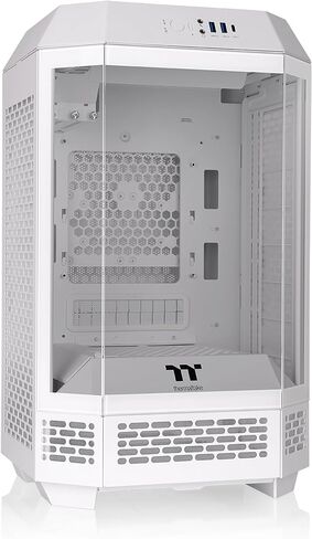 Thermaltake Tower 250 Snow Mini-ITX Mini Tower; 2x120mm CT Fans Included; 360mm Radiator Support; 360mm GPU Clearance; Dual Chamber; CA-1Z9-00S6WN-AZ in Saudi Arabia