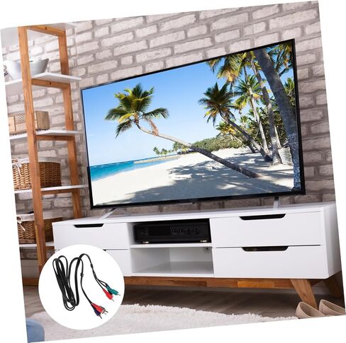 Mipcase Audio Video Composite Cable Male to Male Durable Component Video Line for DVD to Tv Connection Wide Compatibility with Various Devices Enhanced Picture Quality in Saudi Arabia