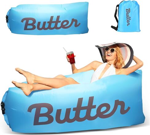 أريكة هواء متسكع للنفخ ، أريكة أرجوحة محمولة أريكة أريكة أريكة مقاومة للمياه ومضادة للهواء التصميم للشاطئ ، التخييم ، النزهات ، السفر والمهرجانات in Kuwait