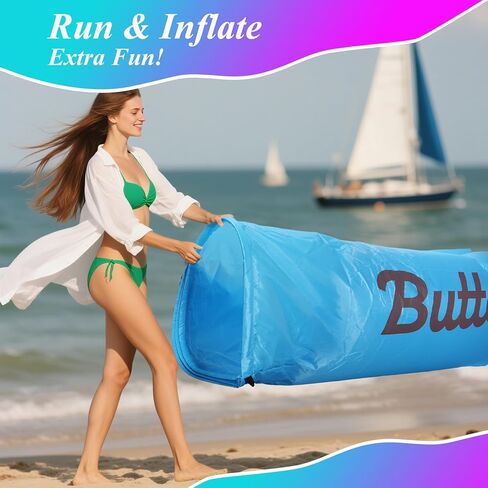 أريكة هواء متسكع للنفخ ، أريكة أرجوحة محمولة أريكة أريكة أريكة مقاومة للمياه ومضادة للهواء التصميم للشاطئ ، التخييم ، النزهات ، السفر والمهرجانات in Kuwait