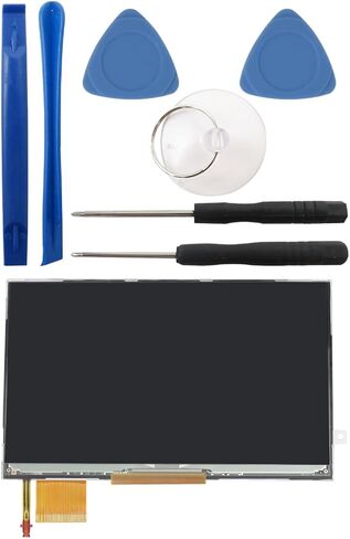 yyu نسخة ترقية LCD شاشة الإضاءة الخلفية عرض الاستبدال مع أداة لـ Sony PSP 3000 3001 Slim in Kuwait