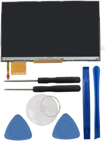 yyu نسخة ترقية LCD شاشة الإضاءة الخلفية عرض الاستبدال مع أداة لـ Sony PSP 3000 3001 Slim in Kuwait