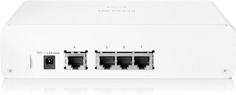 HPE Networking Estant on Secure Gateway SG1004 4-Port 1G Gateway Smart-Managed ، 4x 1GBase-T ، US Cord (S0G33A#ABA) in Saudi Arabia
