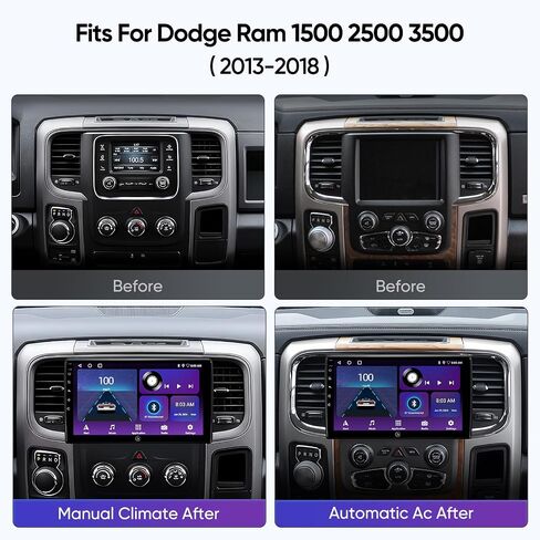 10 "سيارات راديو ستيريو ل Dodge RAM Pickup Truck 1500 2500 3500 2013 2014 2015 2015 2017 2018 مع Camera Carroid Android Bluetooth Mirroring Touch GPS Mavigation Unit in Saudi Arabia