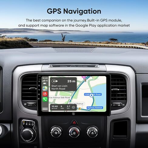 10 "سيارات راديو ستيريو ل Dodge RAM Pickup Truck 1500 2500 3500 2013 2014 2015 2015 2017 2018 مع Camera Carroid Android Bluetooth Mirroring Touch GPS Mavigation Unit in Saudi Arabia