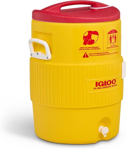 Igloo 385-4101 400 Series Coolers, 10 gal, Red/Yellow in Saudi Arabia