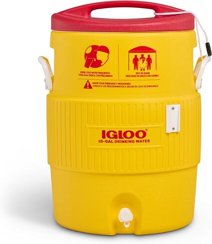 Igloo 385-4101 400 Series Coolers, 10 gal, Red/Yellow in Saudi Arabia
