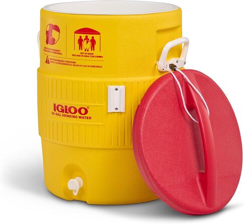 Igloo 385-4101 400 Series Coolers, 10 gal, Red/Yellow in Saudi Arabia