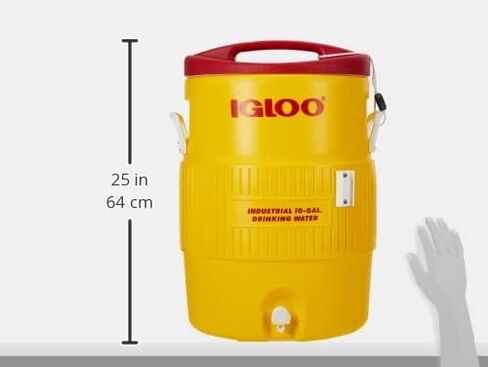 Igloo 385-4101 400 Series Coolers, 10 gal, Red/Yellow in Saudi Arabia