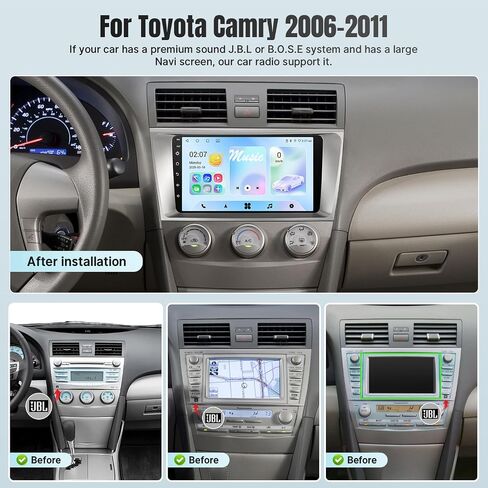 Car Stereo Wiring Harness for Toyota Sienna 2004-2010 Stereo & Toyota Camry 2006-2011 Radio Wire Harness Power Cable Support Original Car with J.B.L & Screen Android Head Unit Backup Camera SWC in Saudi Arabia