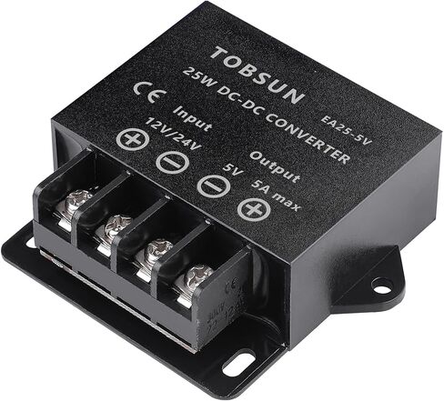 DC 12V 24V to 5V 10A 50W Power Converter Step Down Reducer 12V Regulator in Kuwait