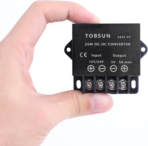 DC 12V 24V to 5V 10A 50W Power Converter Step Down Reducer 12V Regulator in Kuwait