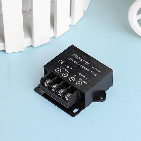 DC 12V 24V to 5V 10A 50W Power Converter Step Down Reducer 12V Regulator in Kuwait