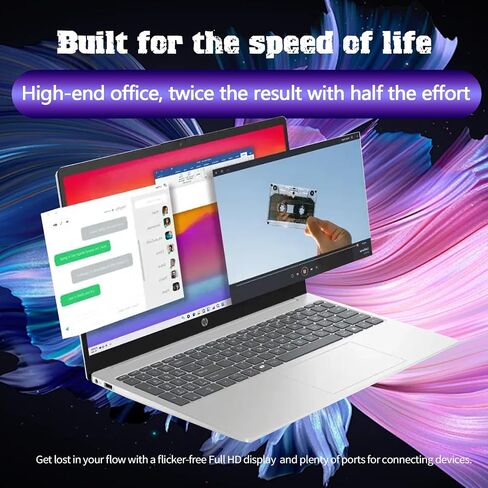 HP Flagship 15.6" Touchscreen Laptop - Anti-Glare, 6-Core Intel i3 1315U Processor, lntel UHD Graphics, Wi-Fi, Win 11 Pro, AI Copilot, for Business & Student, w/Accessories(32 GB RAM, 1 TB Storage) in Saudi Arabia