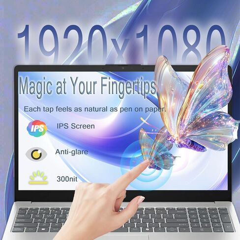 جهاز كمبيوتر محمول لشاشة HP Touchscreen للأعمال والطلاب • 15.6 "FHD IPS Disaplay • Intel 10-Core I7-1355U • Wi-Fi 6 • إزالة ضوضاء الذكاء الاصطناعي • Copilot • HD Webcam • W/Accessories • Win 11 Pro • (32 GB RAM ، 1TB SSD) in Kuwait