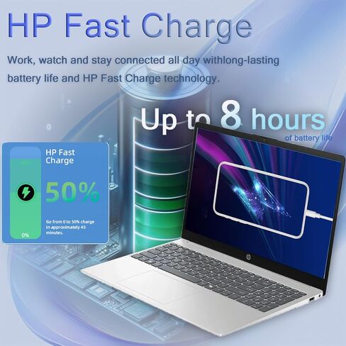 جهاز كمبيوتر محمول لشاشة HP Touchscreen للأعمال والطلاب • 15.6 "FHD IPS Disaplay • Intel 10-Core I7-1355U • Wi-Fi 6 • إزالة ضوضاء الذكاء الاصطناعي • Copilot • HD Webcam • W/Accessories • Win 11 Pro • (32 GB RAM ، 1TB SSD) in Kuwait